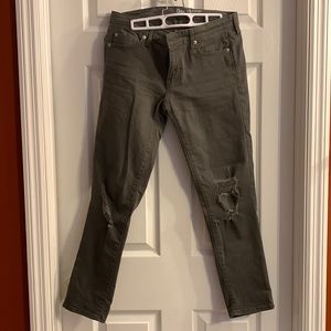 Gap girlfriend, olive jeans, size 4